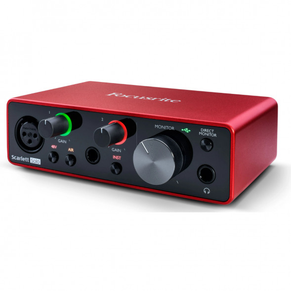 Внешняя звуковая карта FOCUSRITE Scarlett Solo 3rd Gen в Курске