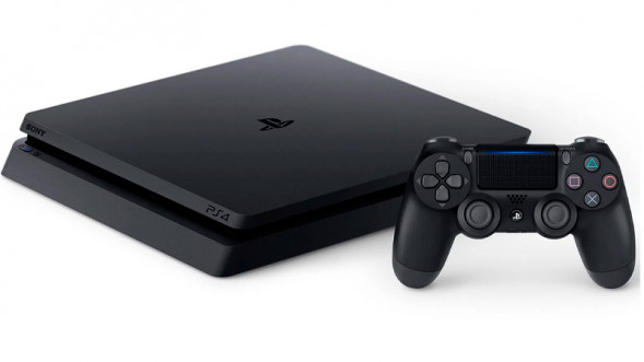 Игровая приставка Sony PlayStation 4 Slim 500 ГБ HDD, черный в Курске