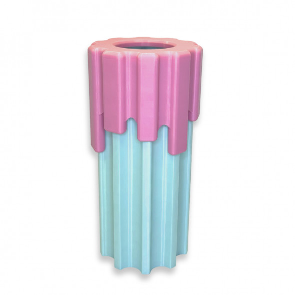 Ваза HatRom Drip, розовый - бирюзовый в Курске