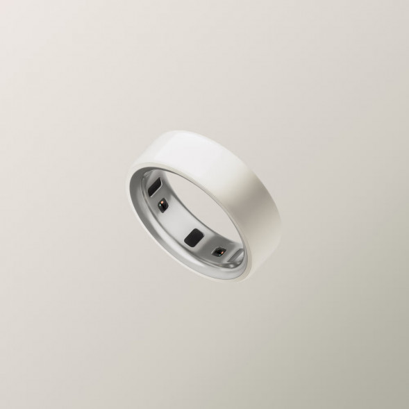 Умное кольцо Oura Ring 4 Ceramic (размер 12), Облако/Cloud в Курске