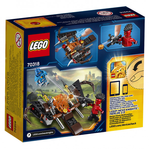 Конструктор LEGO Nexo Knights 70318 Шаровая ракета в Курске