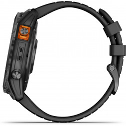 Умные часы Garmin Fenix 7X Solar серый с черным ремешком 010-02541-01