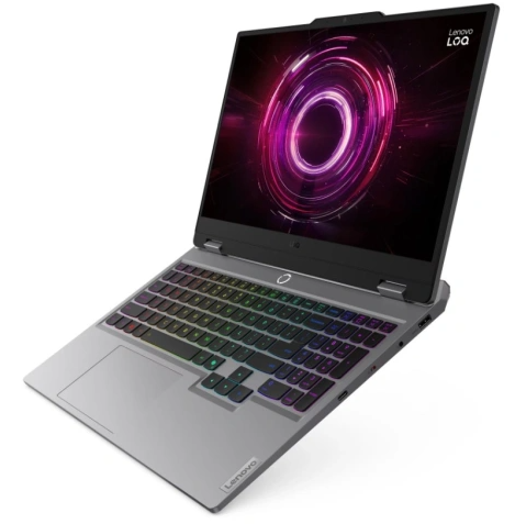 Ноутбук Lenovo LOQ 15AHP10 (83JG003EPB) (15.6 &amp;quot;, Ryzen 7 250 3.3 ГГц, 8 ядер, 16 Гб DDR5, 512 Гб SSD, GeForce RTX 5050, Windows 11 Home), Серый в Курске