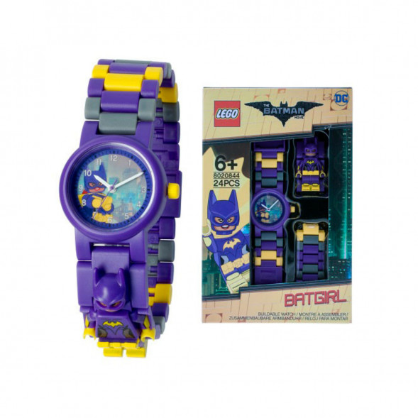 Часы LEGO Super Heroes 8020844 Batman Movie Бэтгерл с минифигуркой в Курске