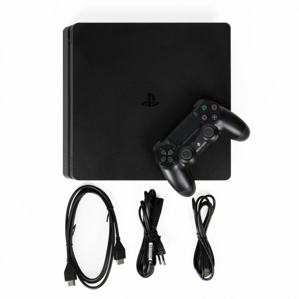 Игровая приставка Sony PlayStation 4 Slim 1TB black в Курске