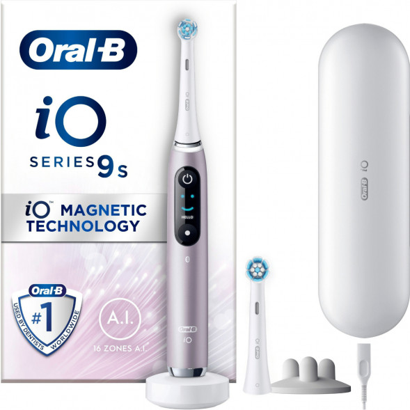 Электрическая зубная щетка Oral-B iO Series 9s (387194), Розовый кварц в Курске