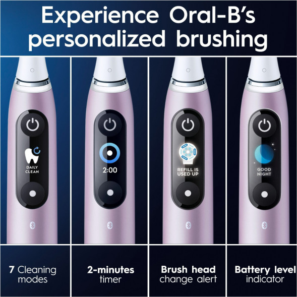 Электрическая зубная щетка Oral-B iO Series 9s (387194), Розовый кварц в Курске