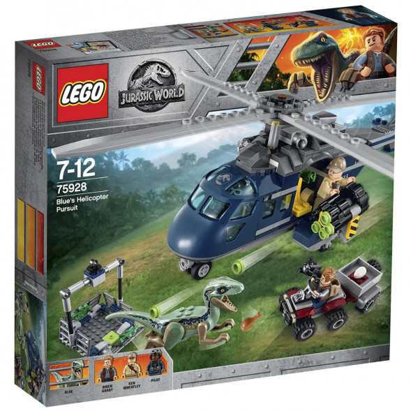 Конструктор LEGO Jurassic World 75928 Погоня за Блю на вертолёте  в Курске