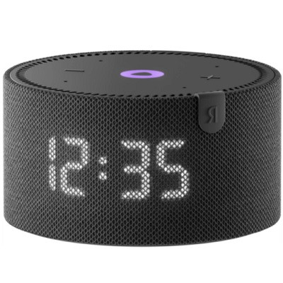 Умная колонка Яндекс Новая Станция Мини (с часами) - умная колонка с Алисой, черный оникс в Курске