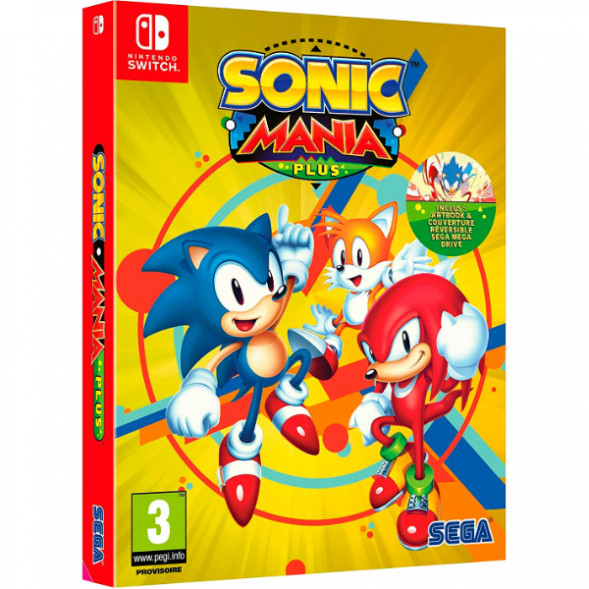Sonic Mania Plus + Артбук (Nintendo Switch, Английская версия) в Курске