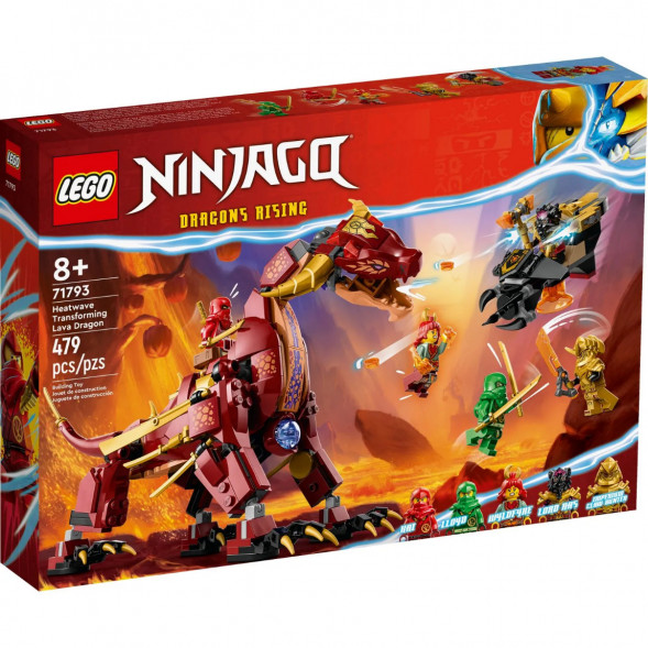 Конструктор LEGO Ninjago 71793 Лавовый дракон-трансформер в Курске