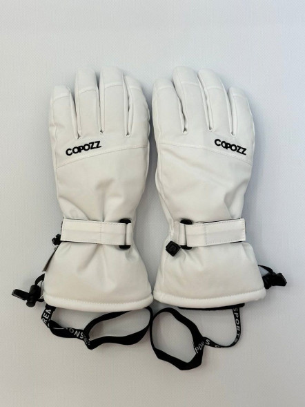 Перчатки горнолыжные сноубордические Copozz (белый, L) в Курске