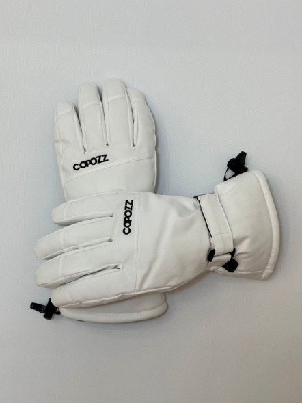 Перчатки горнолыжные сноубордические Copozz (белый, L) в Курске