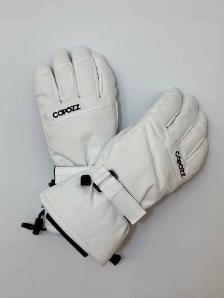 Перчатки горнолыжные сноубордические Copozz (белый, L) в Курске