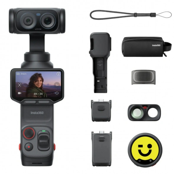 Экшн-камера Insta360 Luna Ultra Creator Bundle, Black в Курске