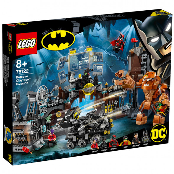 Конструктор LEGO Super Heroes 76122 Вторжение Глиноликого в бэт-пещеру в Курске