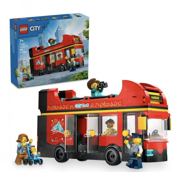 Конструктор LEGO City 60407 Красный двухэтажный экскурсионный автобус в Курске