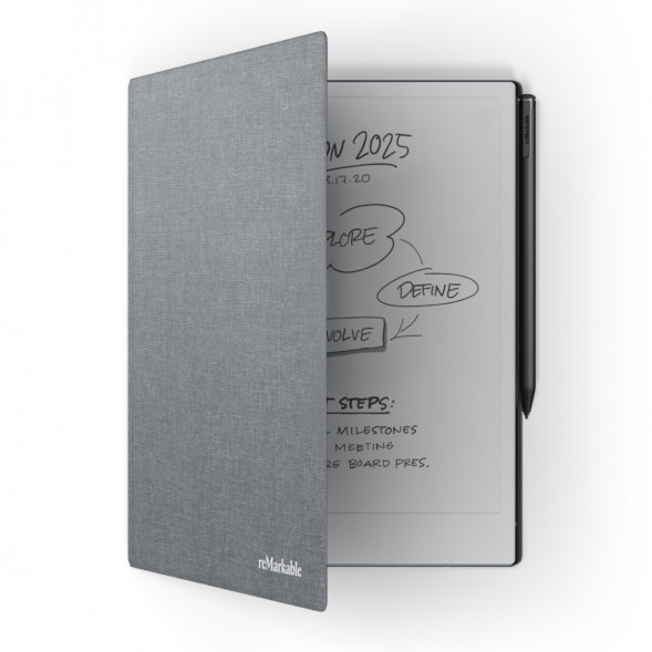 Графический планшет reMarkable 2 со стилусом Marker Plus и чехлом Book Folio серый (RM114) в Курске