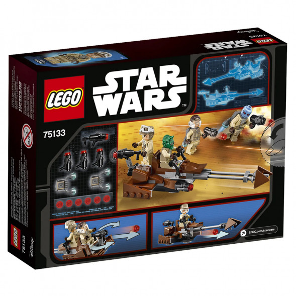 Конструктор LEGO Star Wars 75133 Боевой набор Повстанцев в Курске