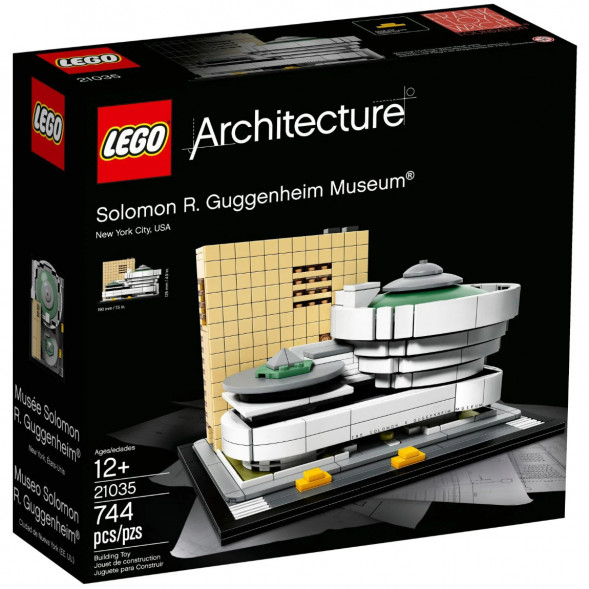 Конструктор LEGO Architecture 21035 Музей Соломона Гуггенхайма в Курске