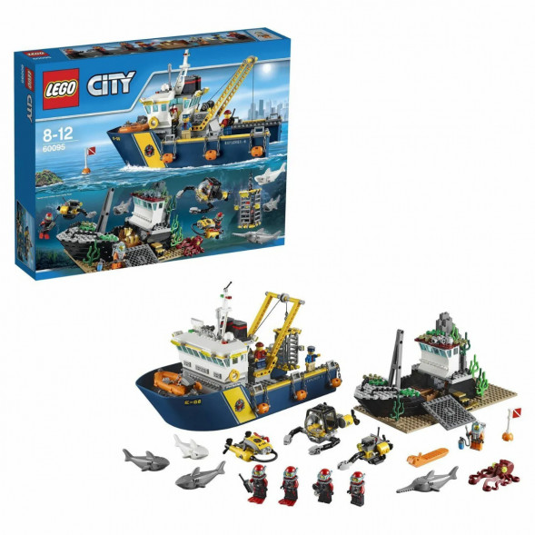 Конструктор LEGO City 60095 Корабль исследователей морских глубин в Курске