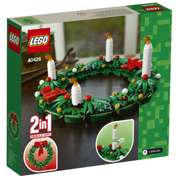 Конструктор LEGO 40426 Сувенирный набор «Рождественский венок» 2 в 1 в Курске