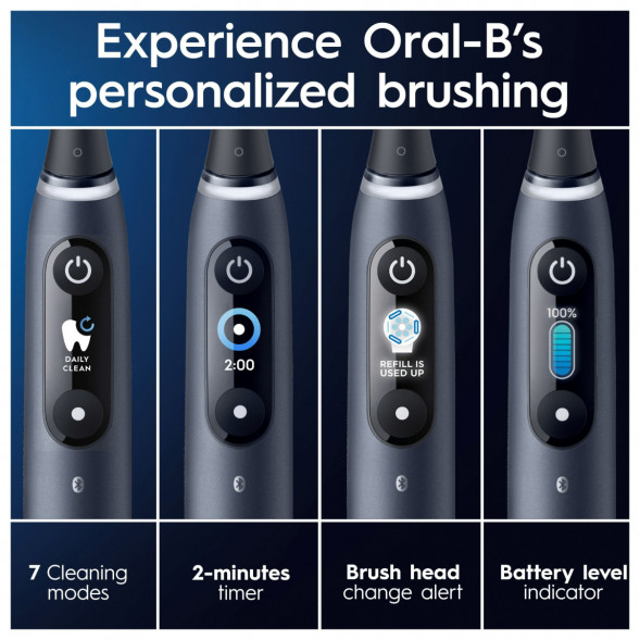 Электрическая зубная щетка Oral-B iO Series 9s (387071), Black Onyx в Курске