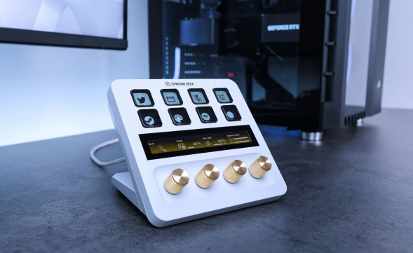 Контроллер для стриминга Elgato Stream Deck +, белый в Курске