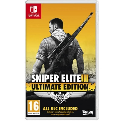 Игра Sniper Elite 3 Ultimate Edition для Nintendo Switch, картридж в Курске