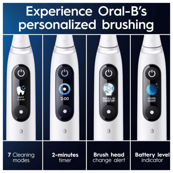 Электрическая зубная щетка Oral-B iO Series 9s (387224), White в Курске
