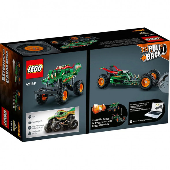 Конструктор LEGO Technic 42149 Монстер Джем «Дракон» в Курске