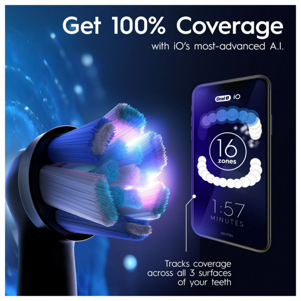 Набор из 2-х электрических зубных щеток Oral-B iO Series 9 Duo, Black Onyx и Rose Quartz в Курске