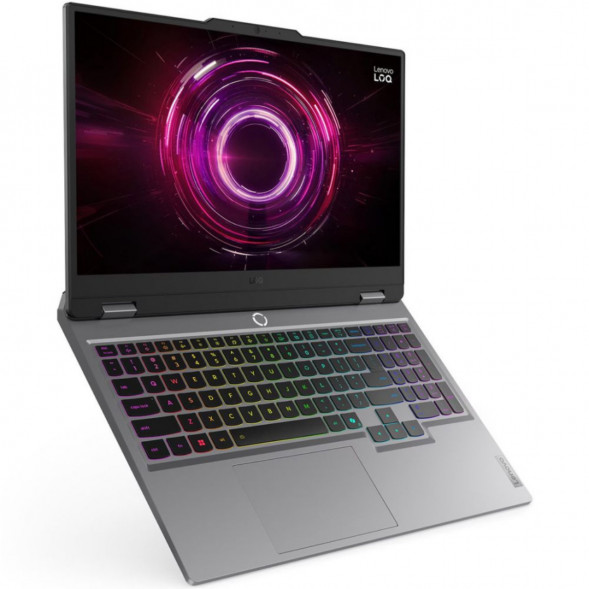 Ноутбук Lenovo LOQ 15AHP10 (83JG003DPB) (15.6&amp;quot;,  IPS, AMD Ryzen 5 220, 6 ядер, 16 ГБ DDR5, SSD 512 ГБ, NVIDIA GeForce RTX 5050 - 8 ГБ, без ОС), серый в Курске
