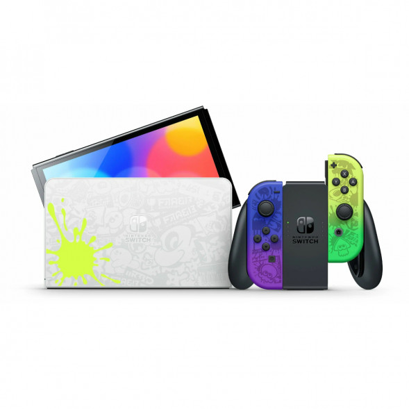 Игровая приставка Nintendo Switch OLED 64 ГБ, Splatoon 3 Edition в Курске