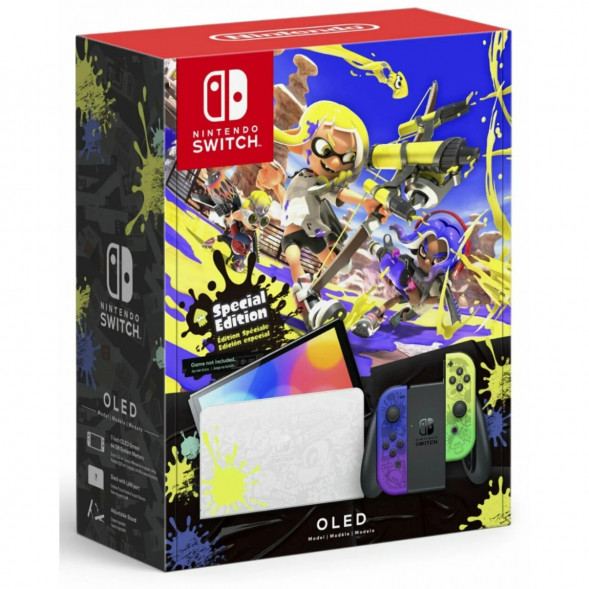 Игровая приставка Nintendo Switch OLED 64 ГБ, Splatoon 3 Edition в Курске