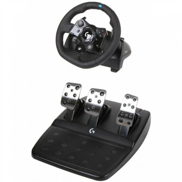 Комплект Logitech G923 Trueforce (PC, Xbox Series X, S, One), черный в Курске