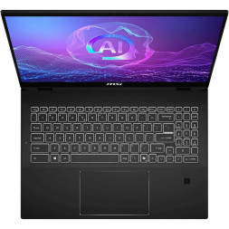 Ноутбук трансформер MSI Summit Pro 16 AI A2HVETG-085RU (16&amp;quot;, IPS, Intel Core Ultra 7 255H 2ГГц, 16 ядер, 32ГБ LPDDR5, 1ТБ SSD, NVIDIA GeForce RTX 4050 - 6 ГБ, Windows 11 Pro), черный