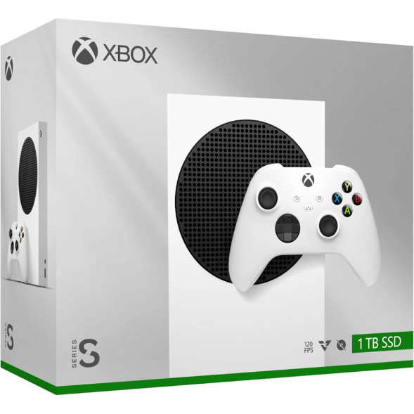Игровая приставка Microsoft Xbox Series S, 1 ТБ, белый в Курске