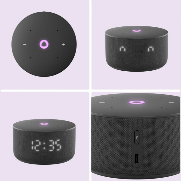 Умная колонка Яндекс Станция Мини 3 c Алисой на YandexGPT, чёрная в Курске