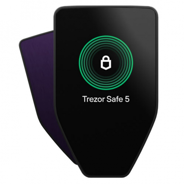 Аппаратный криптокошелек Trezor Safe 5, Violet Ore в Курске