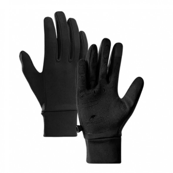 Перчатки сенсорные спортивные Naturehike Outdoor Full Touch GL10 (черный, L) в Курске