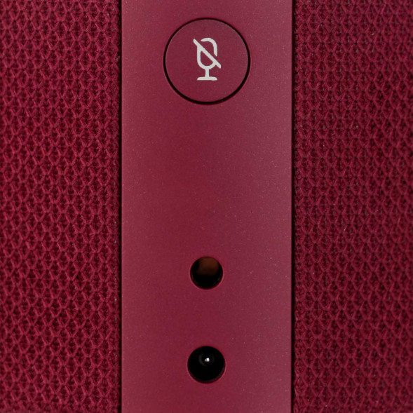 Умная колонка Яндекс Новая Станция Мини (с часами) - умная колонка с Алисой, красный гранат в Курске