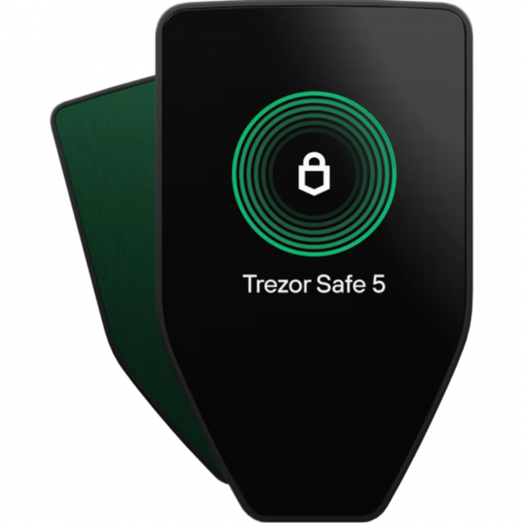 Аппаратный криптокошелек Trezor Safe 5, Green Beryl в Курске
