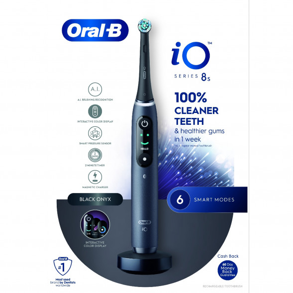 Электрическая зубная щетка Oral-B iO Series 8s, Black Onyx в Курске