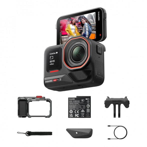Экшн-камера Insta360 Ace Pro 2 Single Battery Xplorer Bundle, Gray в Курске