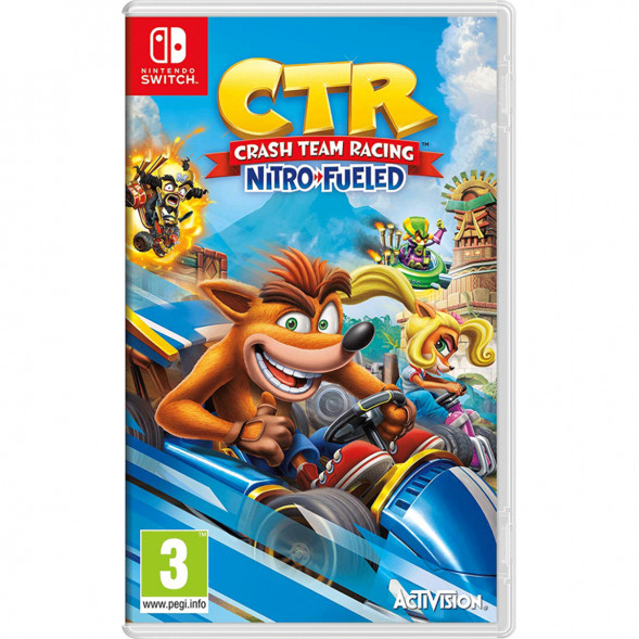 Игра Crash Team Racing Nitro-Fueled для Nintendo Switch, картридж в Курске