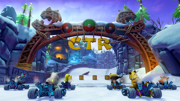 Игра Crash Team Racing Nitro-Fueled для Nintendo Switch, картридж в Курске