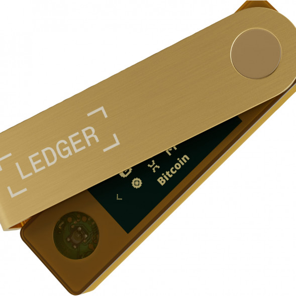 Аппаратный криптокошелек Ledger Nano X, Gold в Курске