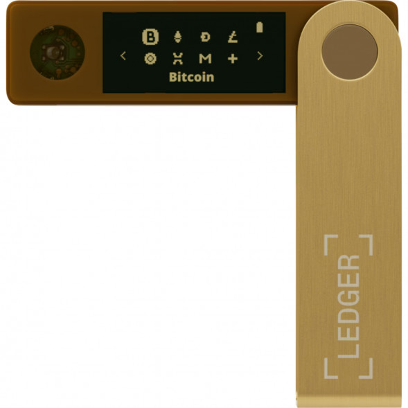 Аппаратный криптокошелек Ledger Nano X, Gold в Курске