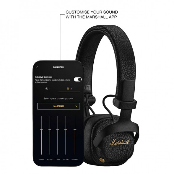 Беспроводные наушники Marshall Milton ANC, Black в Курске
